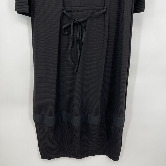 Heidi Ost Size Small / Medium Black Textured Dress & Jacket Set Designer Art - Picture 11 of 12